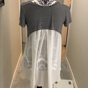 A.OK top with sheer back